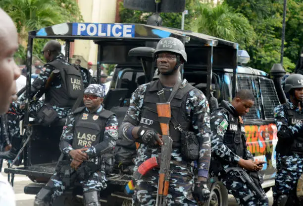 Lagos Police patrol