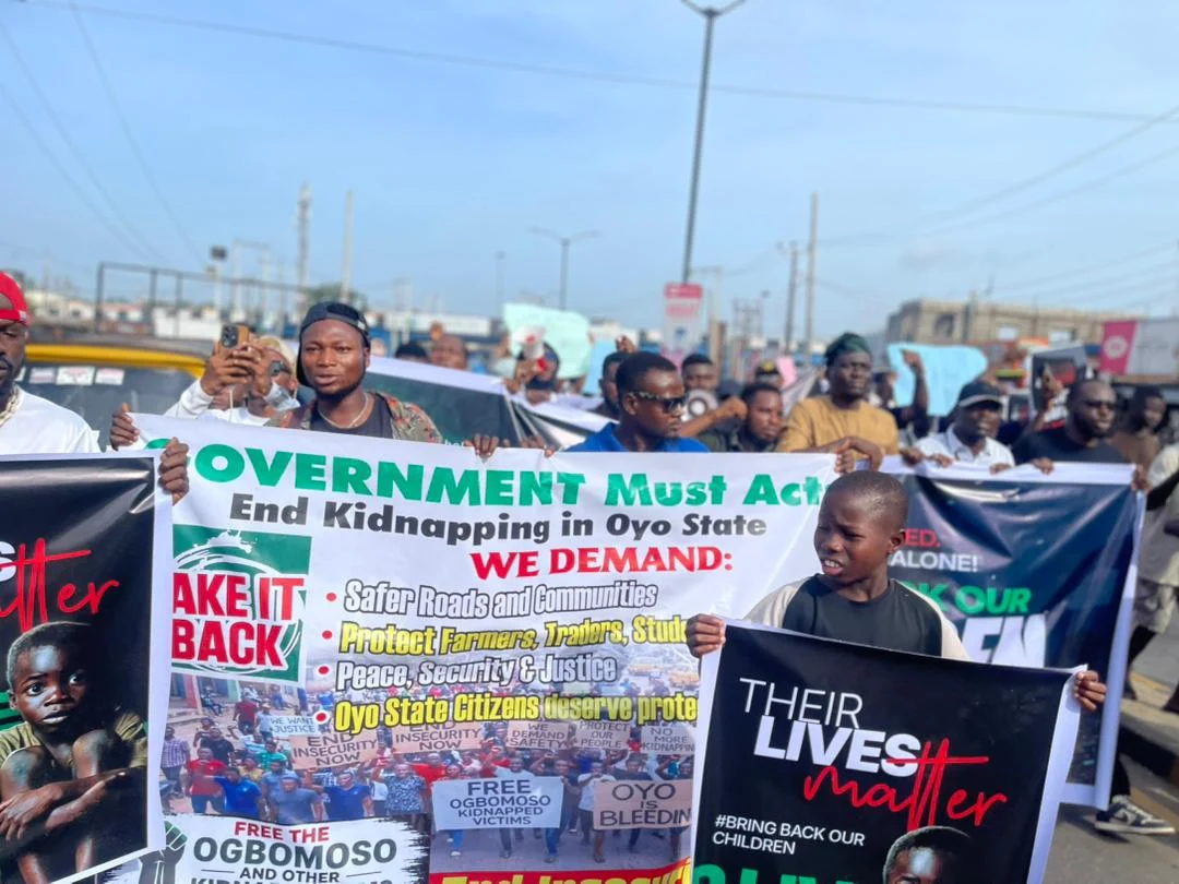 Take-It-Back Movement Protests Oyo Abductions, Demands Pupils’ Release